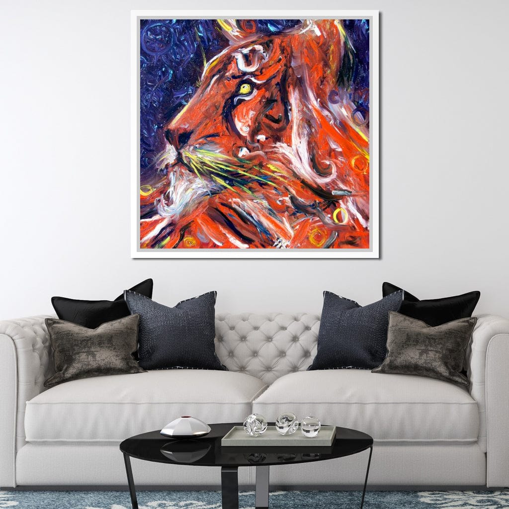 Whiskers Canvas Wall Art