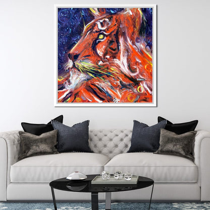 Whiskers Canvas Wall Art