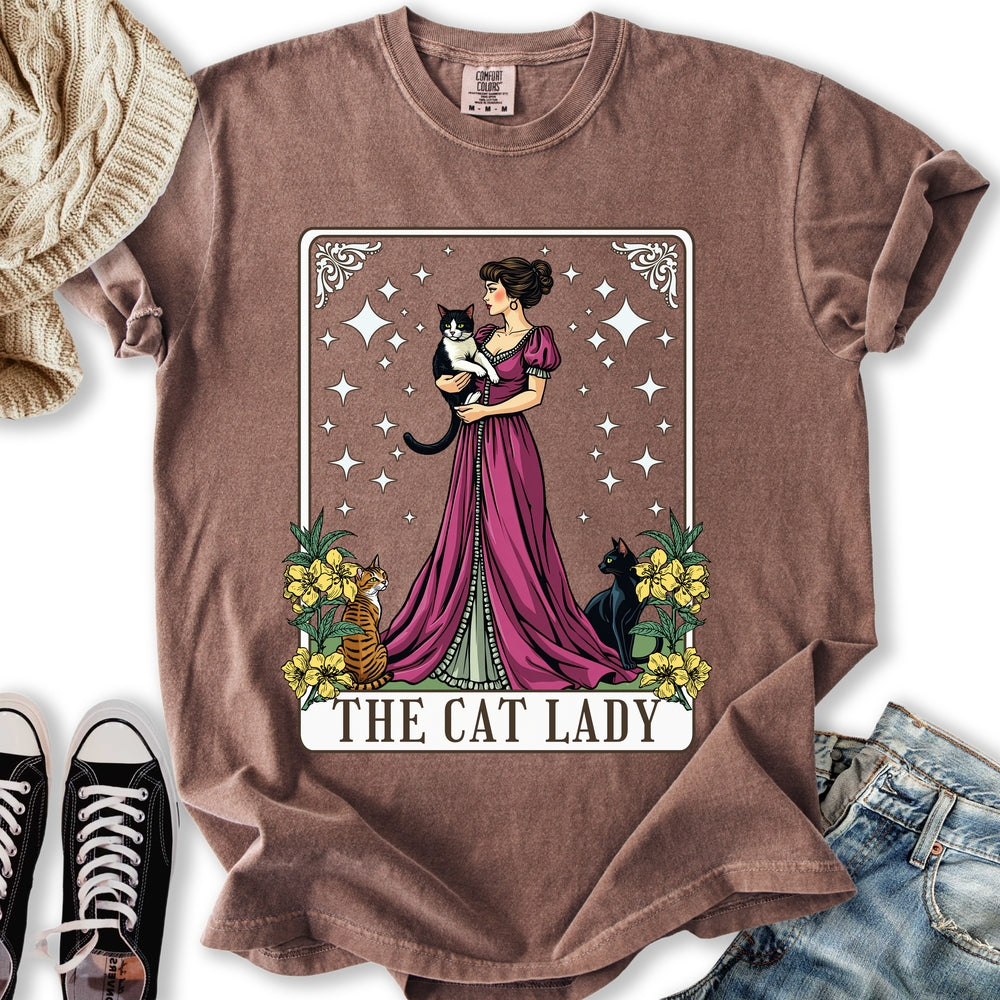 The Cat Lady Tarot Relaxed Tee