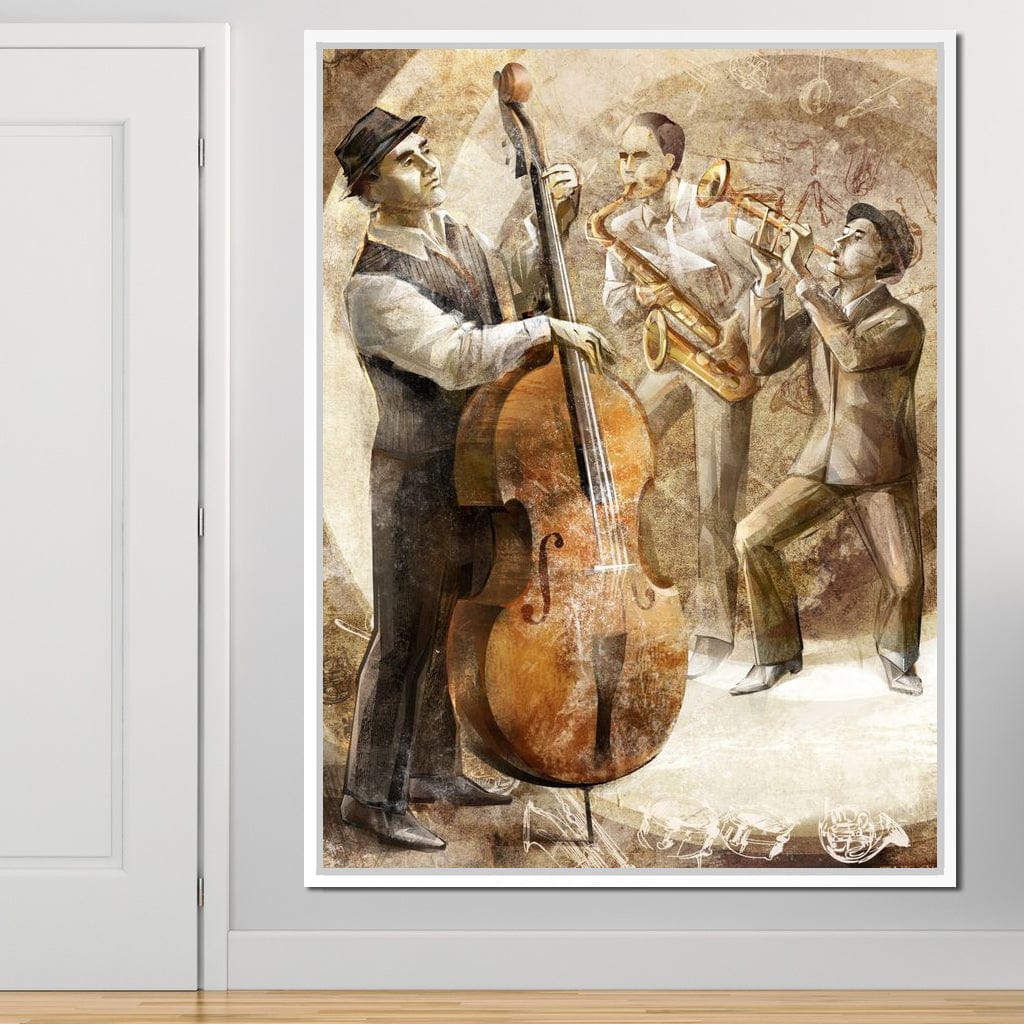 Jazz Band Canvas Wall Art