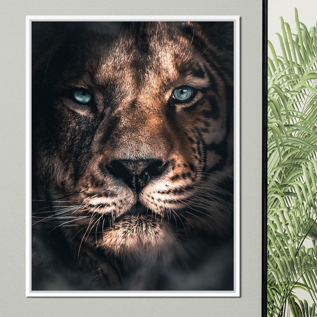 Lion Tiger Canvas Wall Art