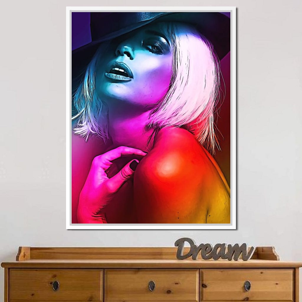 Seductive Blonde 1 Canvas Wall Art