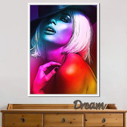 Seductive Blonde 1 Canvas Wall Art