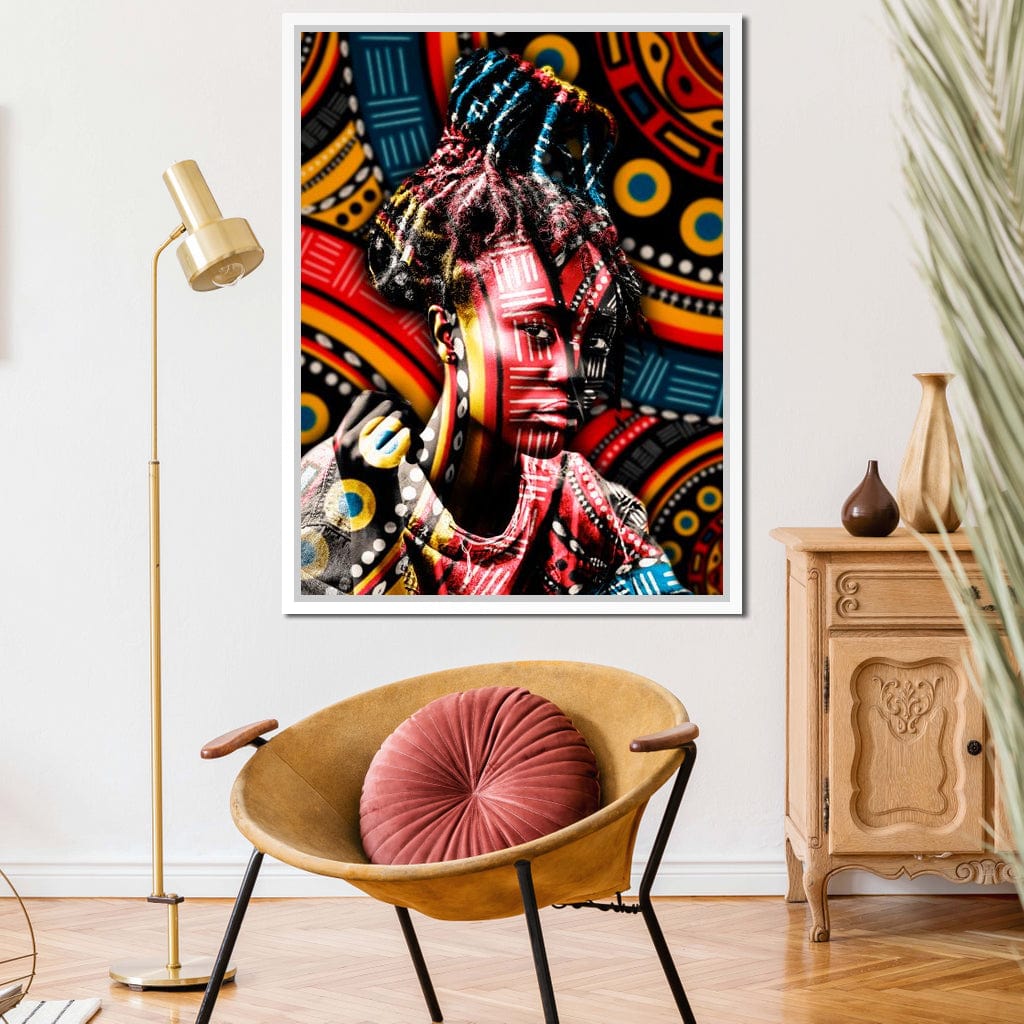 Colorful Portrait Canvas Wall Art