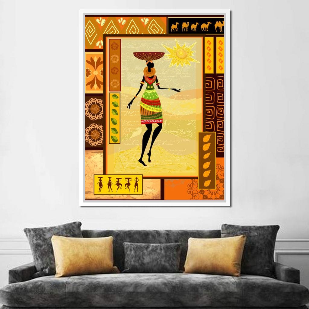 African Art Canvas Wall Art