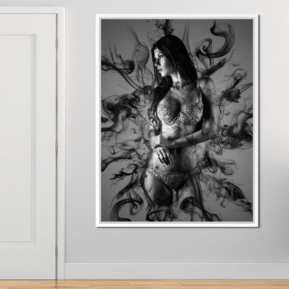 The Smoke Collection 08 Canvas Wall Art