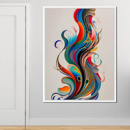 Colorful Contemporary Art 053 Canvas Wall Art