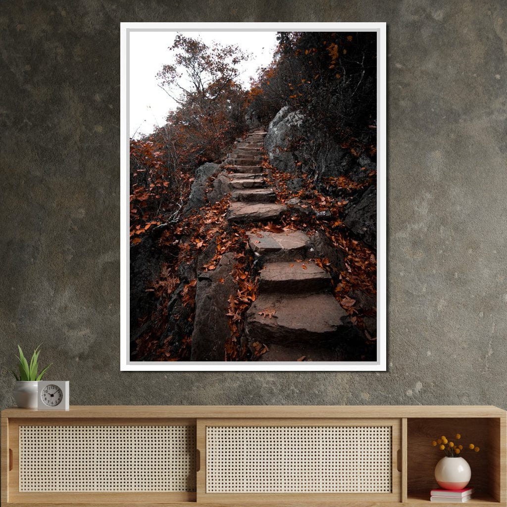 Autumn Path Canvas Wall Art