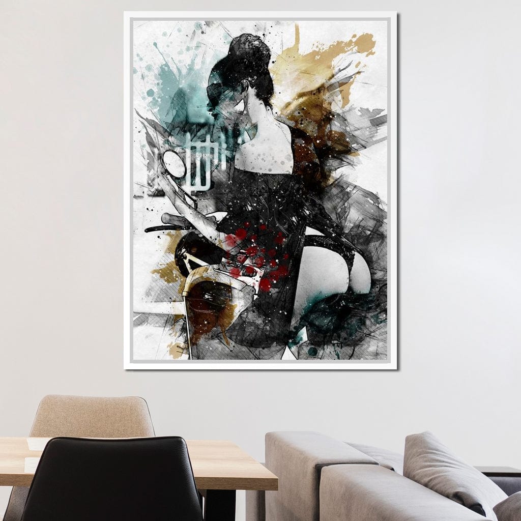 Sensuel a Paris Canvas Wall Art