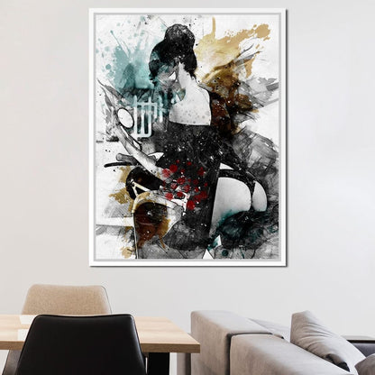 Sensuel a Paris Canvas Wall Art
