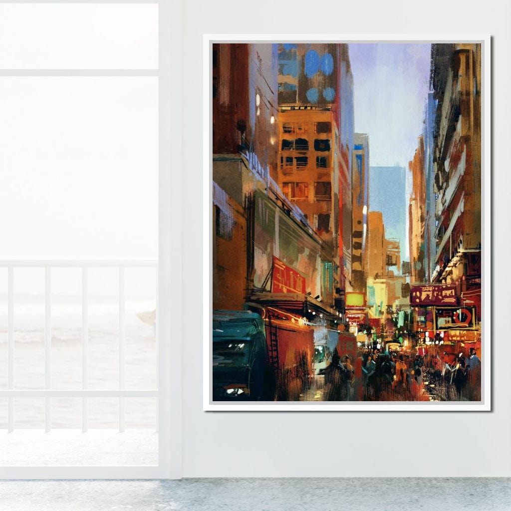 Pyrgonia City Canvas Wall Art