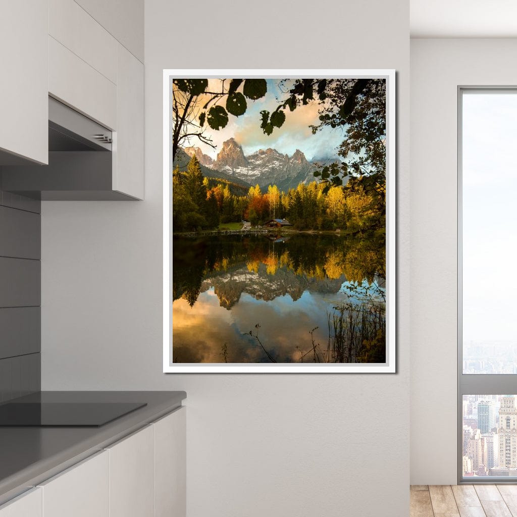 Lake Welsperg Canvas Wall Art