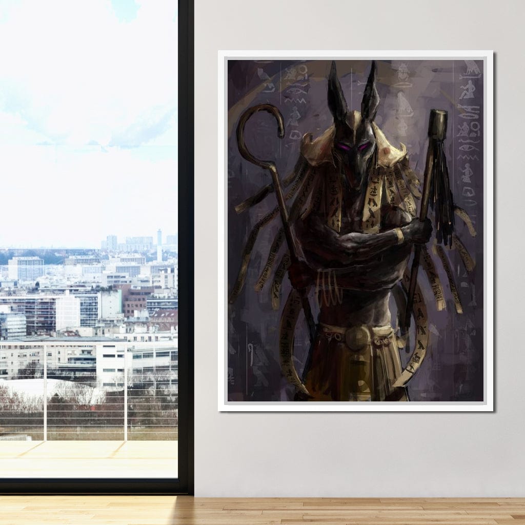 Anubis Canvas Wall Art