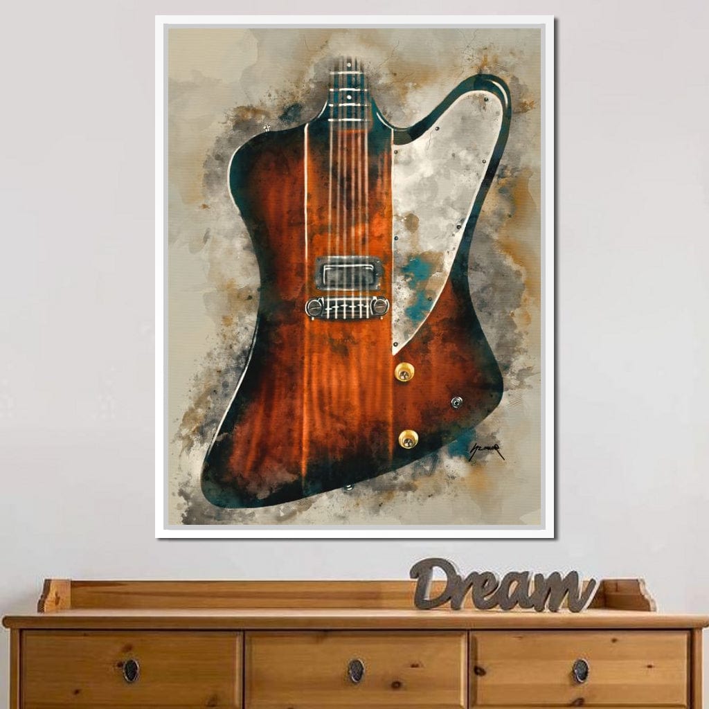 Eric Clapton's Electric Guitar Canvas Wall Art