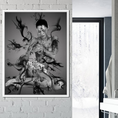The Smoke Collection 07 Canvas Wall Art