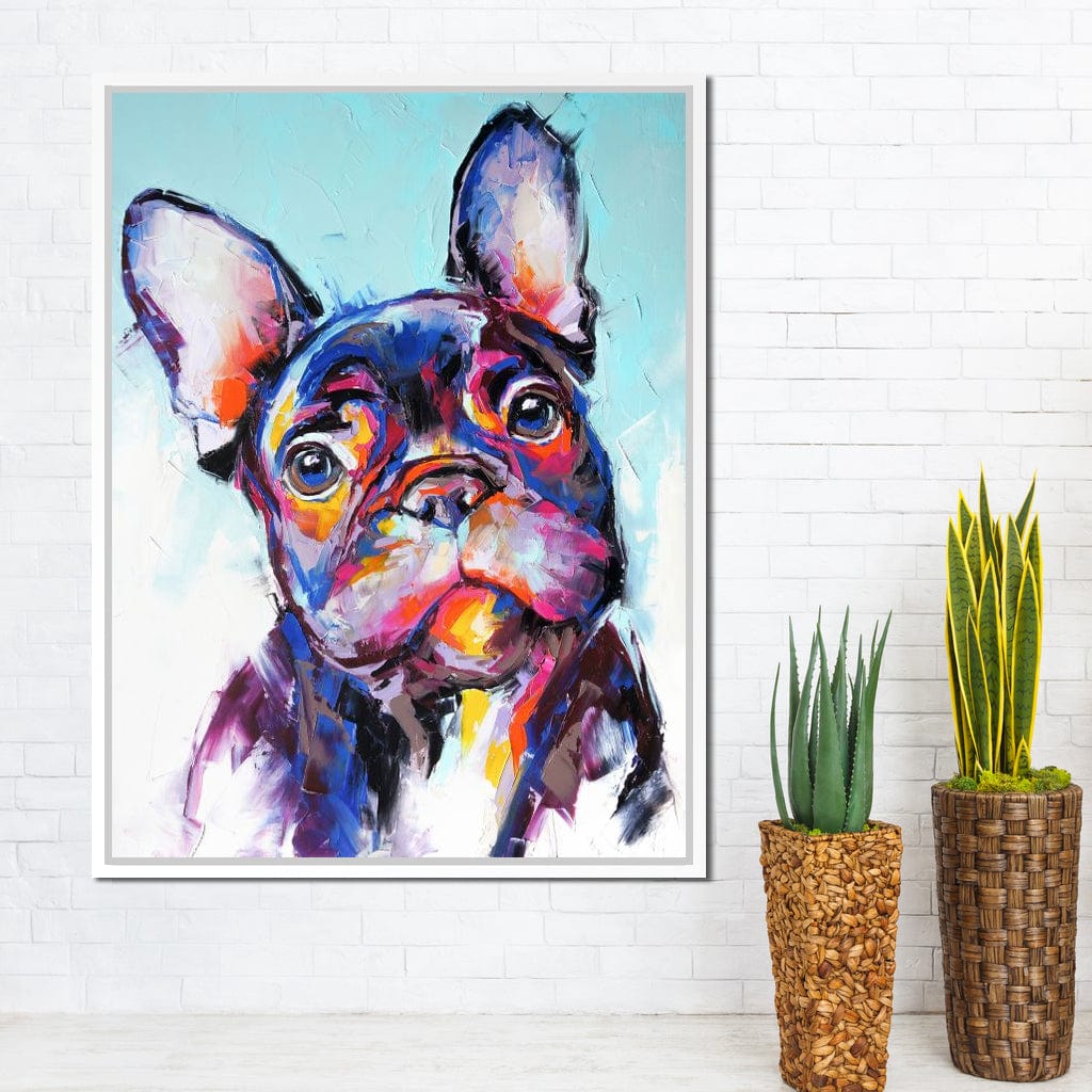 French Bulldog Canvas Wall Art