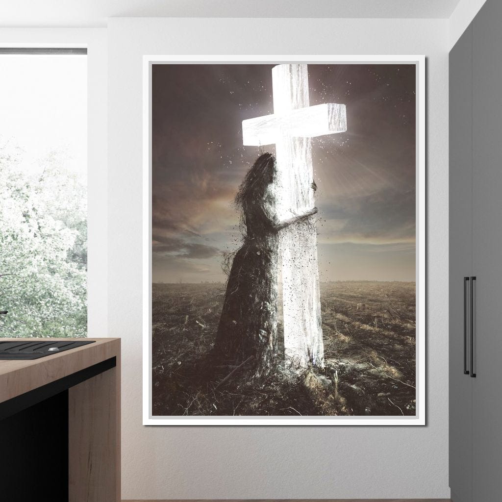 Holding Faith Canvas Wall Art