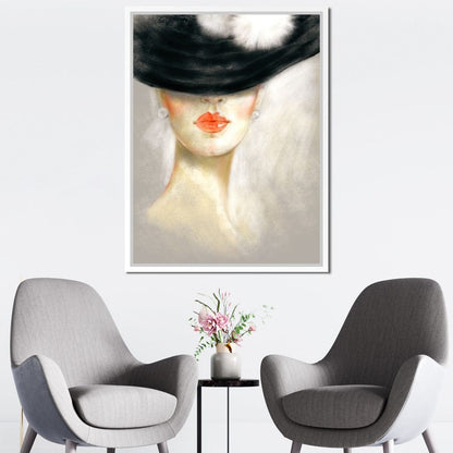 Chic Portrait Canvas Wall Art