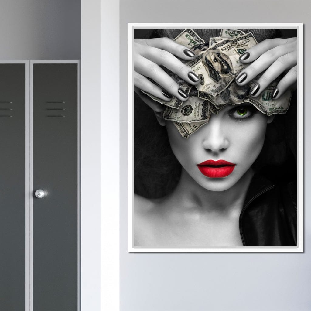 Mind On the Money Canvas Wall Art