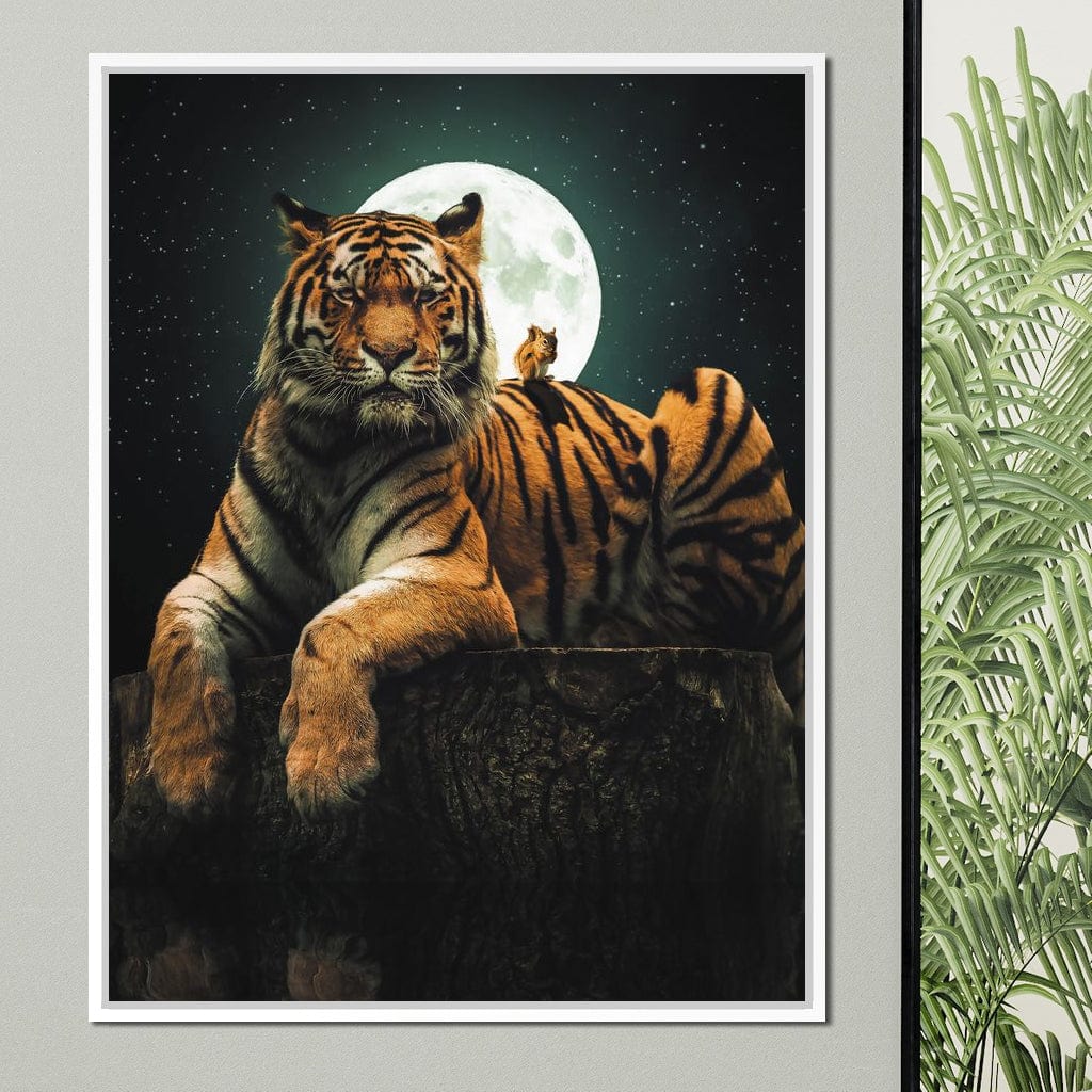 Tiger Squirel Canvas Wall Art
