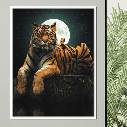 Tiger Squirel Canvas Wall Art