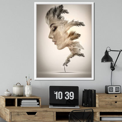 Feathers Canvas Wall Art