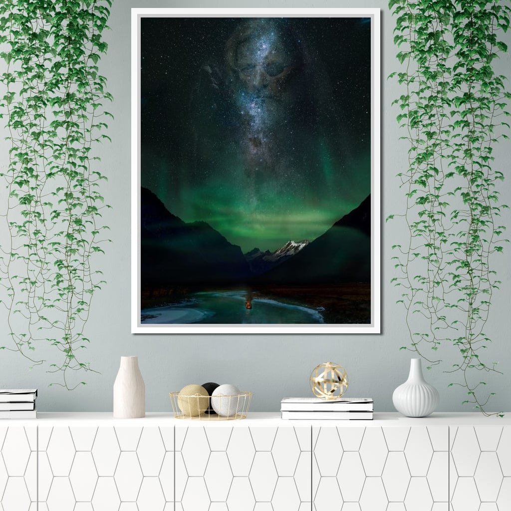 Odin Viking Funeral Boat - KitConcepts Canvas Wall Art
