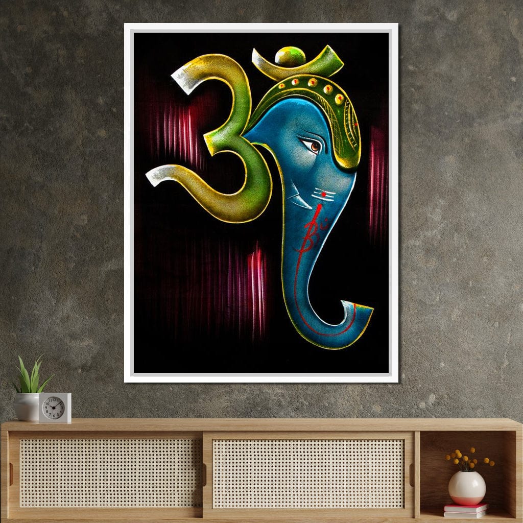 Ganesh Diwali Canvas Wall Art