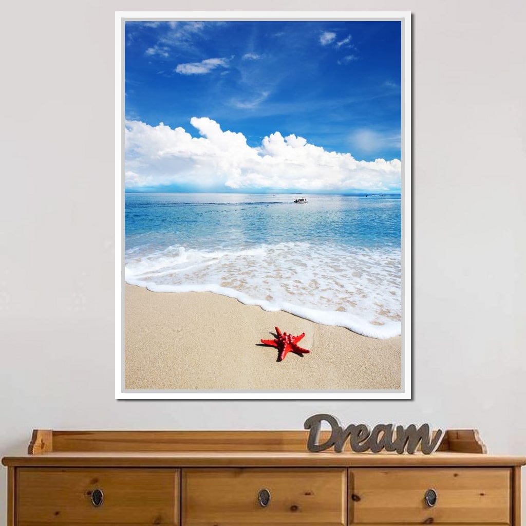 Caribbean Beach Canvas Wall Art