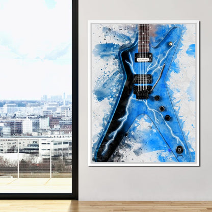 Dimebag Darrell's Guitar Canvas Wall Art