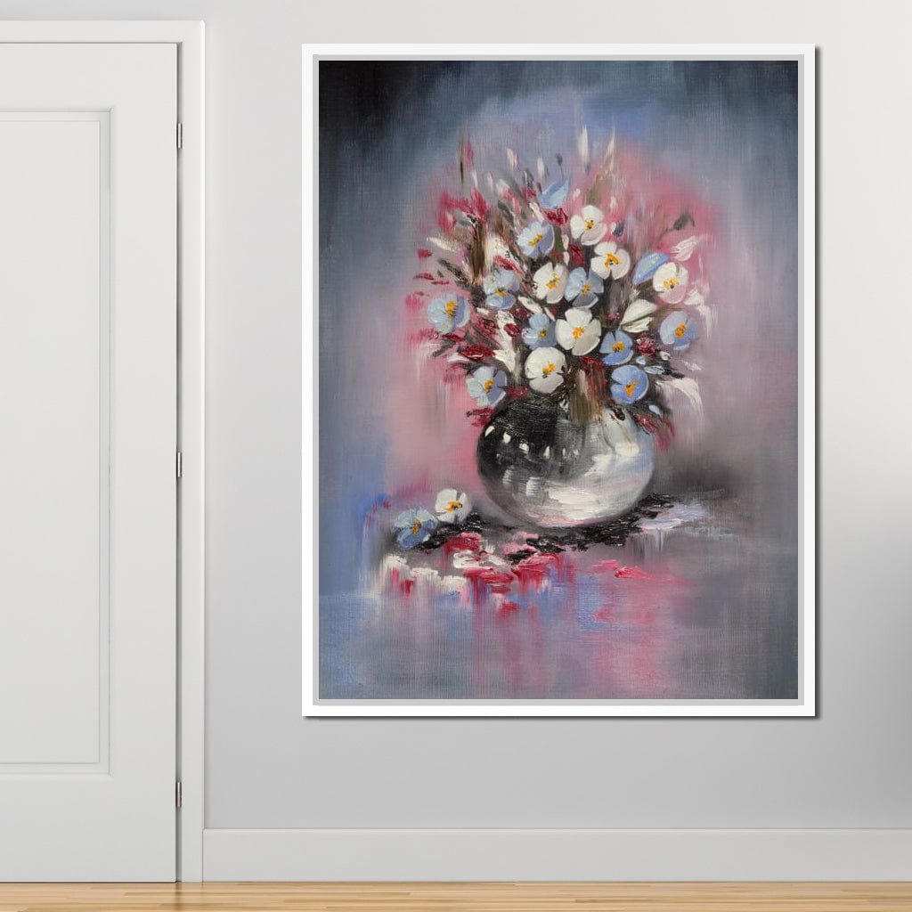 Beautiful Flowers Vase Canvas Wall Art
