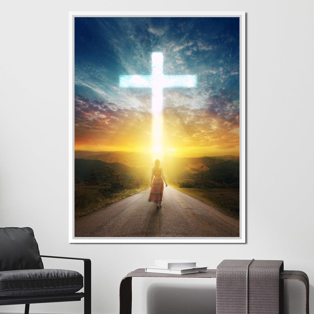Faith Road Canvas Wall Art