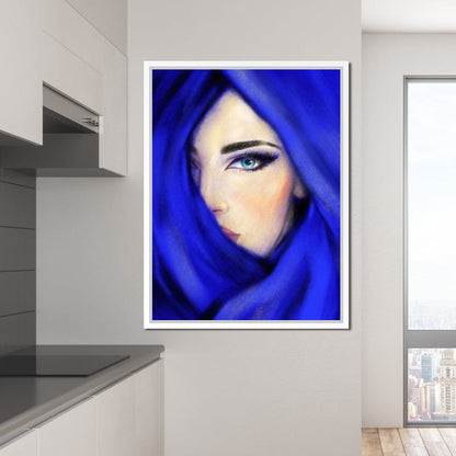 Blue Eye Canvas Wall Art