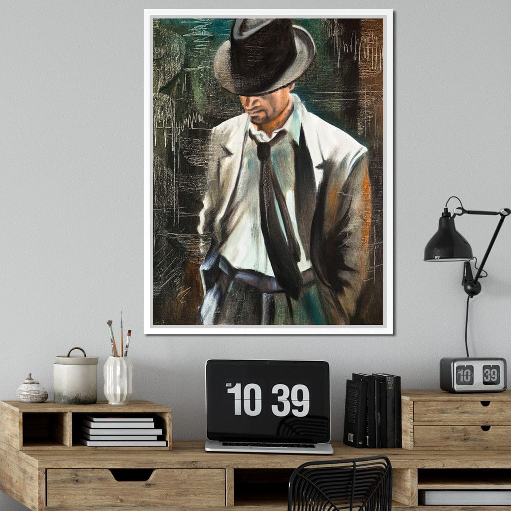 Stylish Man Canvas Wall Art