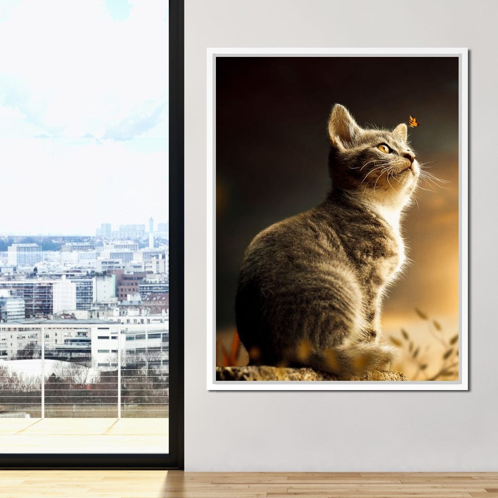 Cat Canvas Wall Art