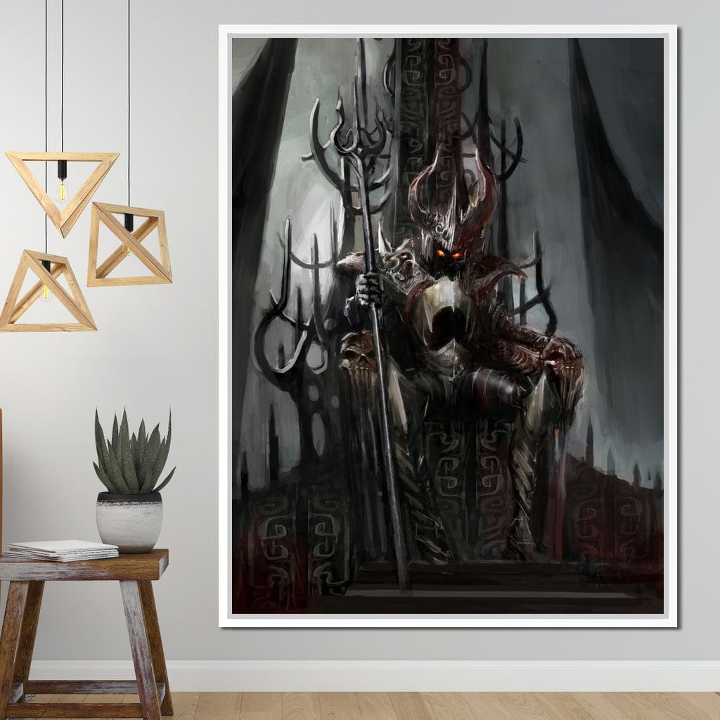 Death Knight Canvas Wall Art