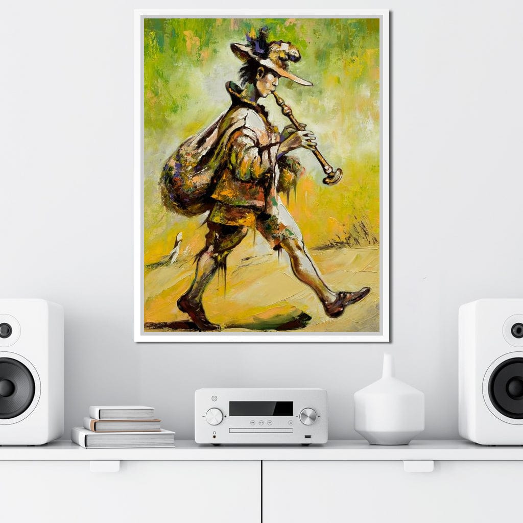Wandering Troubadour Canvas Wall Art