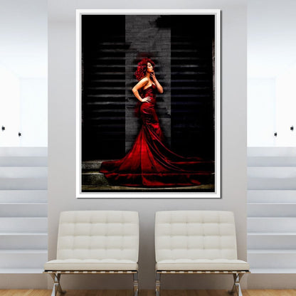Red Passion Canvas Wall Art