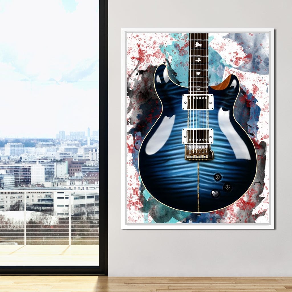 Santana's Electric Guitar Canvas Wall Art
