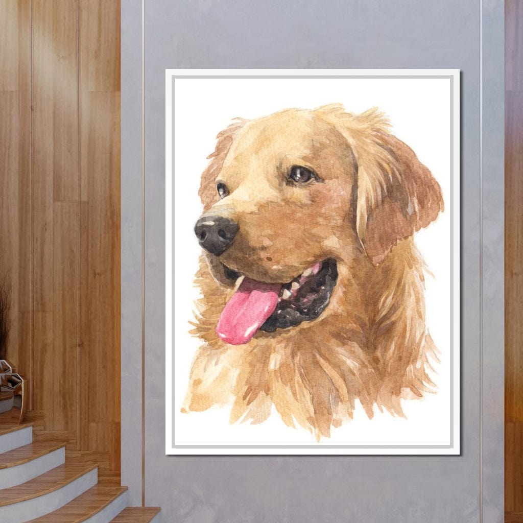 Golden Retriever Canvas Wall Art