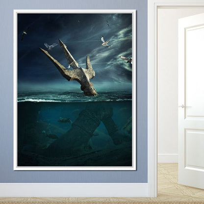 Last Hope - Poseidon Canvas Wall Art