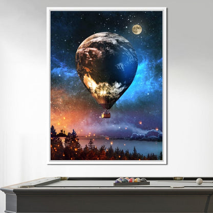 Earth Canvas Wall Art