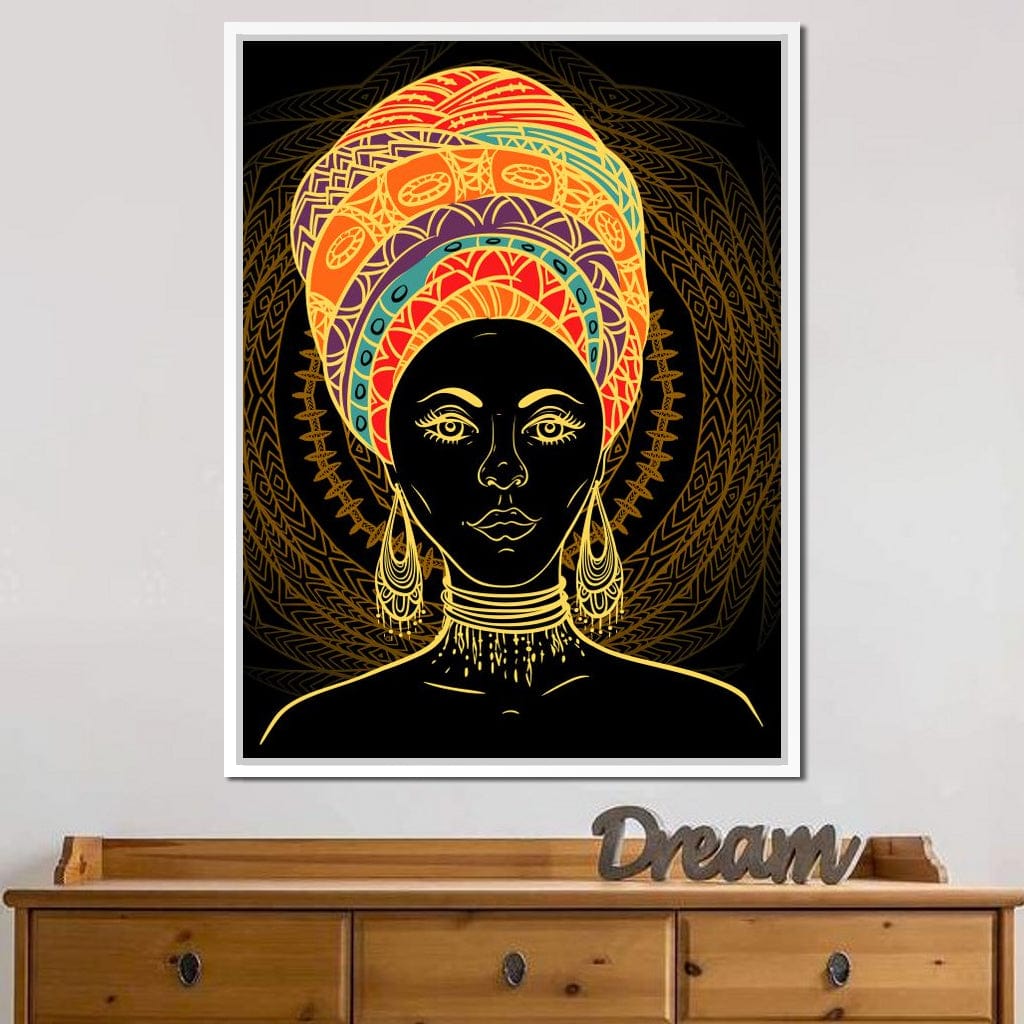Colorful Turban Canvas Wall Art