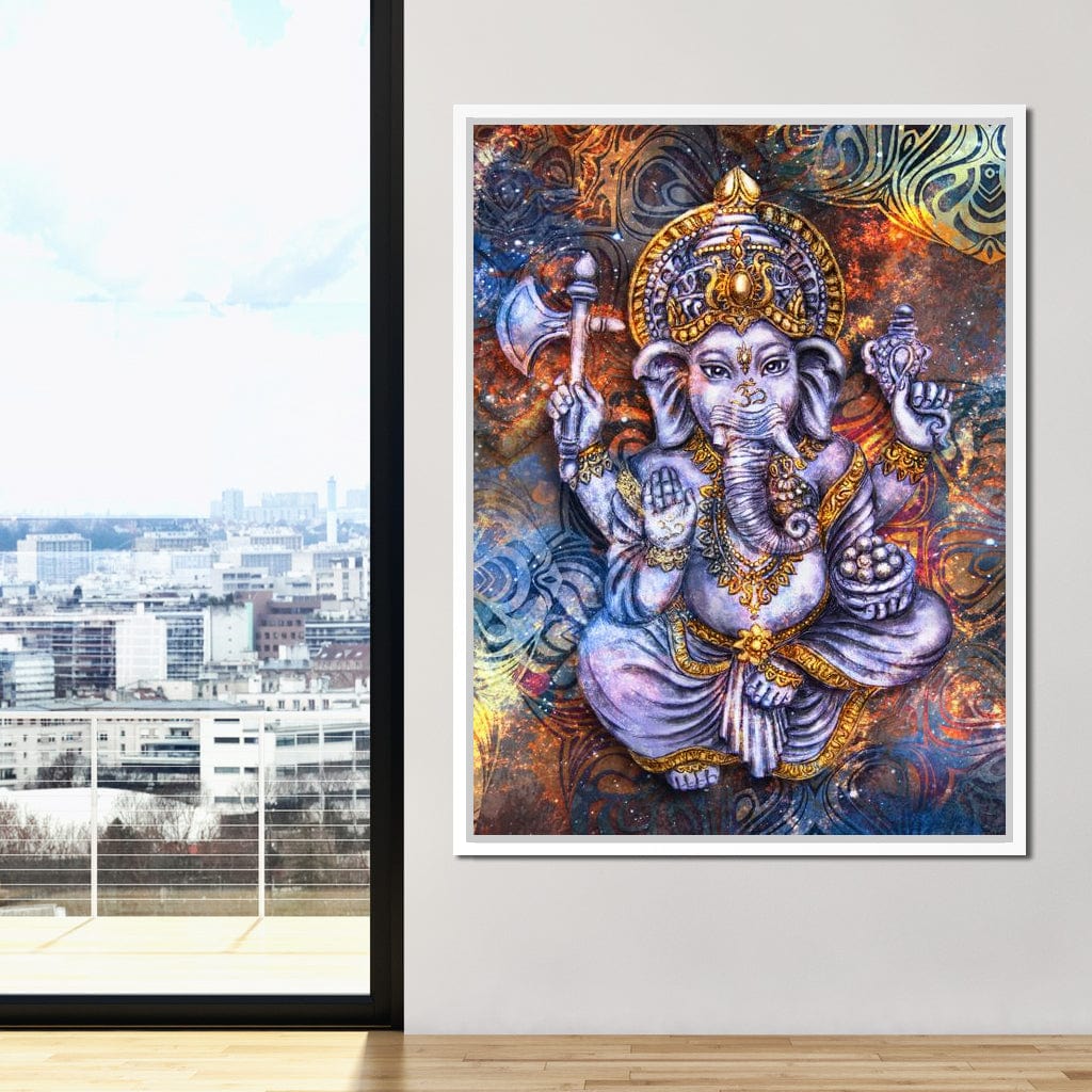 Spiritual Ganesha Canvas Wall Art