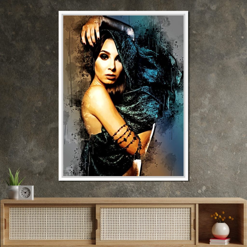 Covered by Beauty Canvas Wall Art
