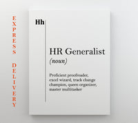 HR Generalist Canvas – Professional Office Art | Gallery Wrapped Canvas Print Gift