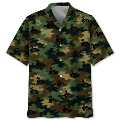 Duck Camouflage Millitary Hawaiian Shirt