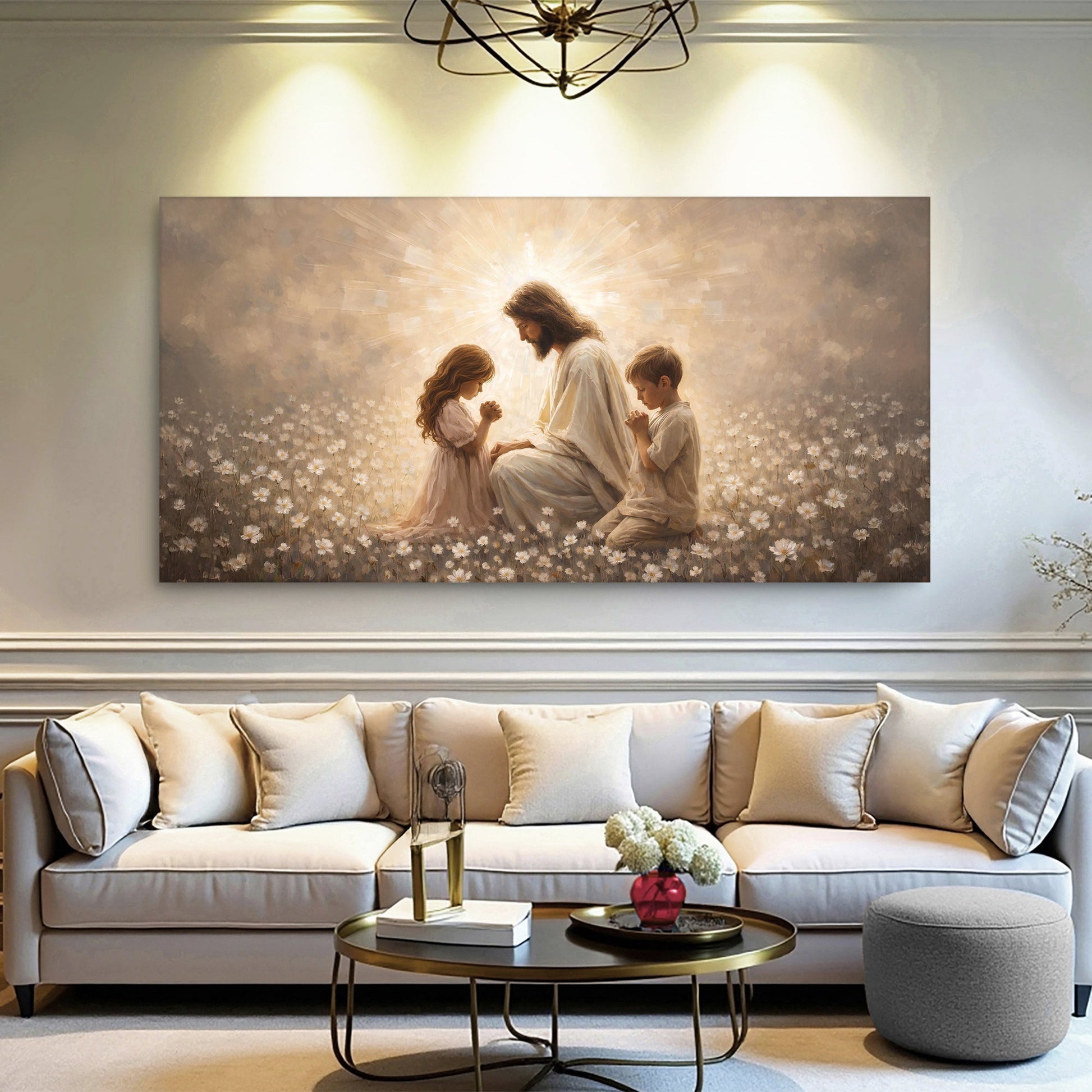 A Prayer in His Presence Faith Wall Art