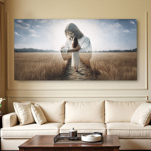 Embraced by God’s Love Faith Wall Art