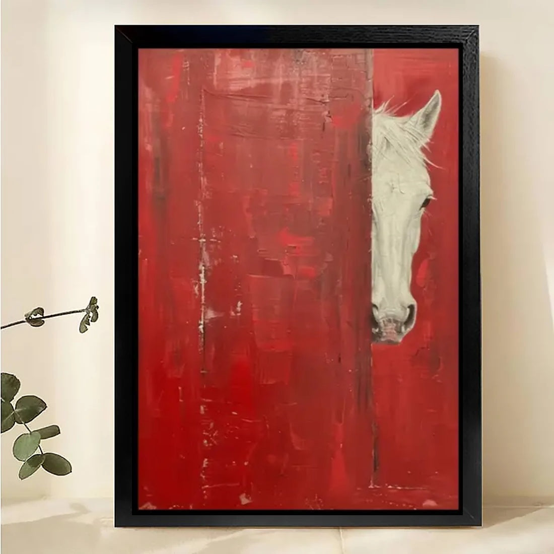 W093 Natural Wood Canvas – Abstract Art | Perfect for Living Room & Office
